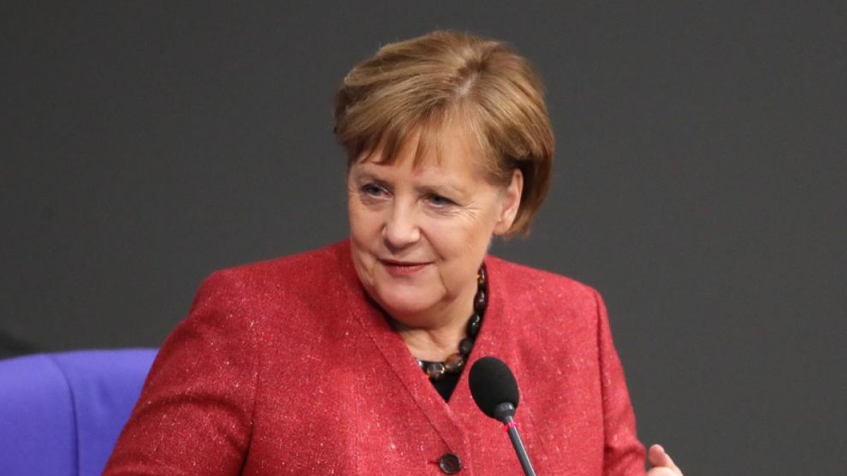 Angela Merkel.
