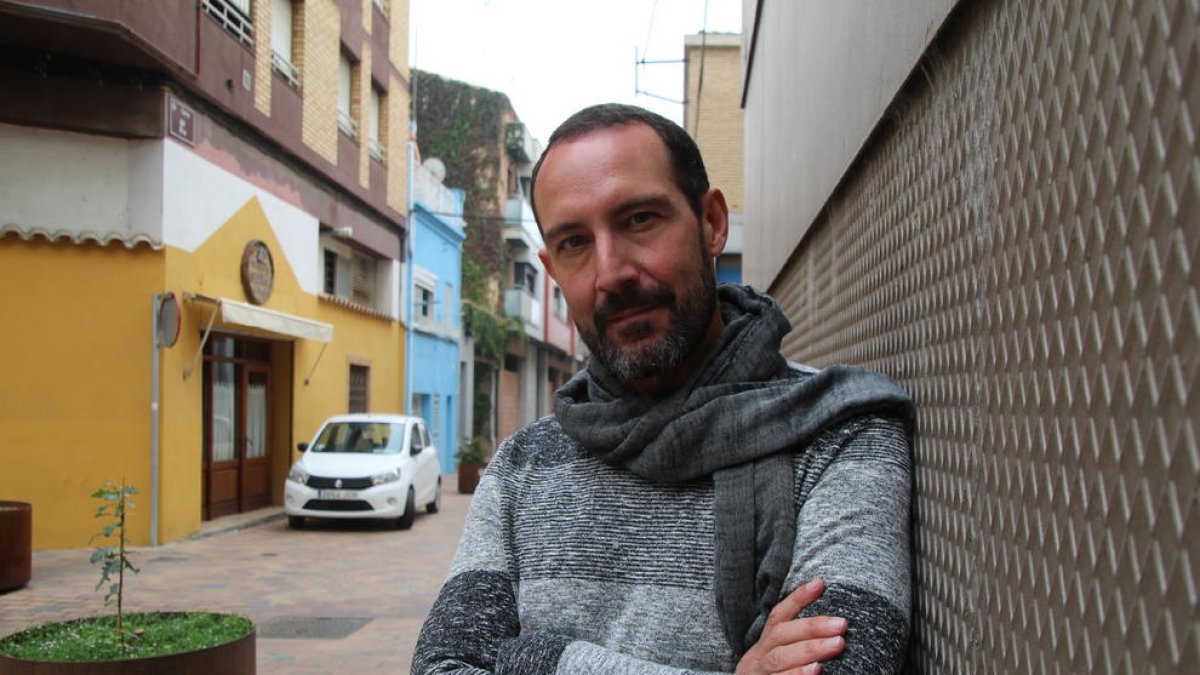 Jaume Moya, el candidato de En Comú Podem al Congreso por Lleida en las elecciones del 10-N.