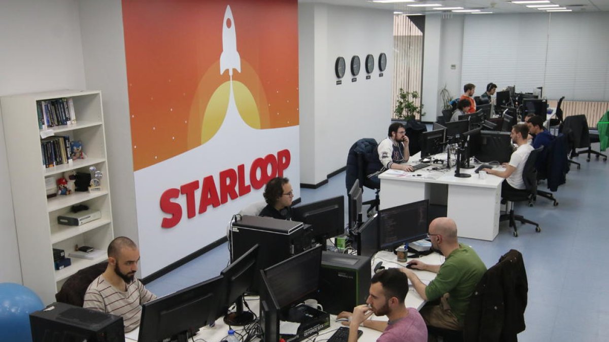 Starloop Studios compta amb dos oficines a Lleida. A la imatge, la de l’avinguda Onze de Setembre.