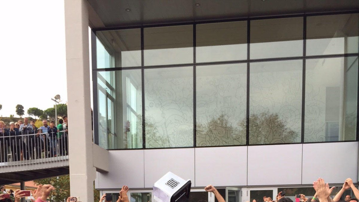 Imagen de archivo del día 1 de octubre de 2017 en Solsona.