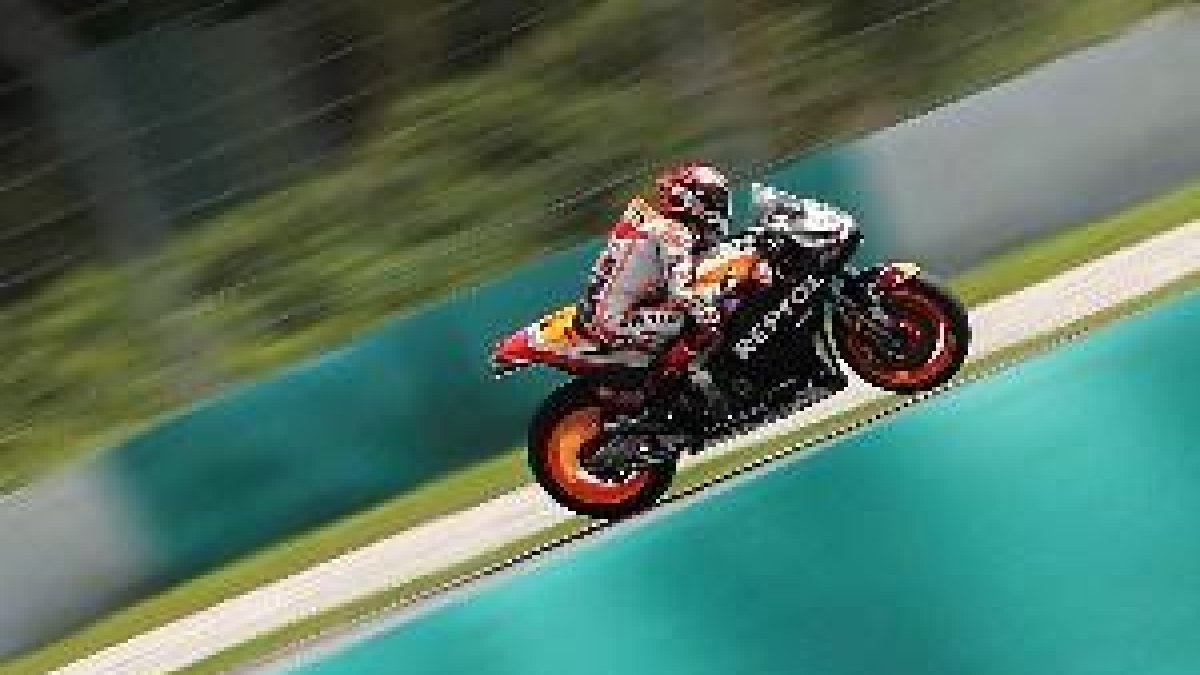 Marc Márquez celebra su 25 cumpleaños con el mejor tiempo