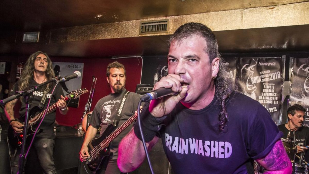 El ‘trashcore’ de Brainwashed convenció el pasado viernes al jurado del Pepe Marín Rock Festival.