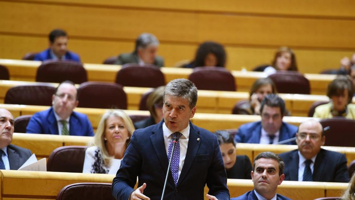 El portavoz del PP en el Senado, Ignacio Cosidó.