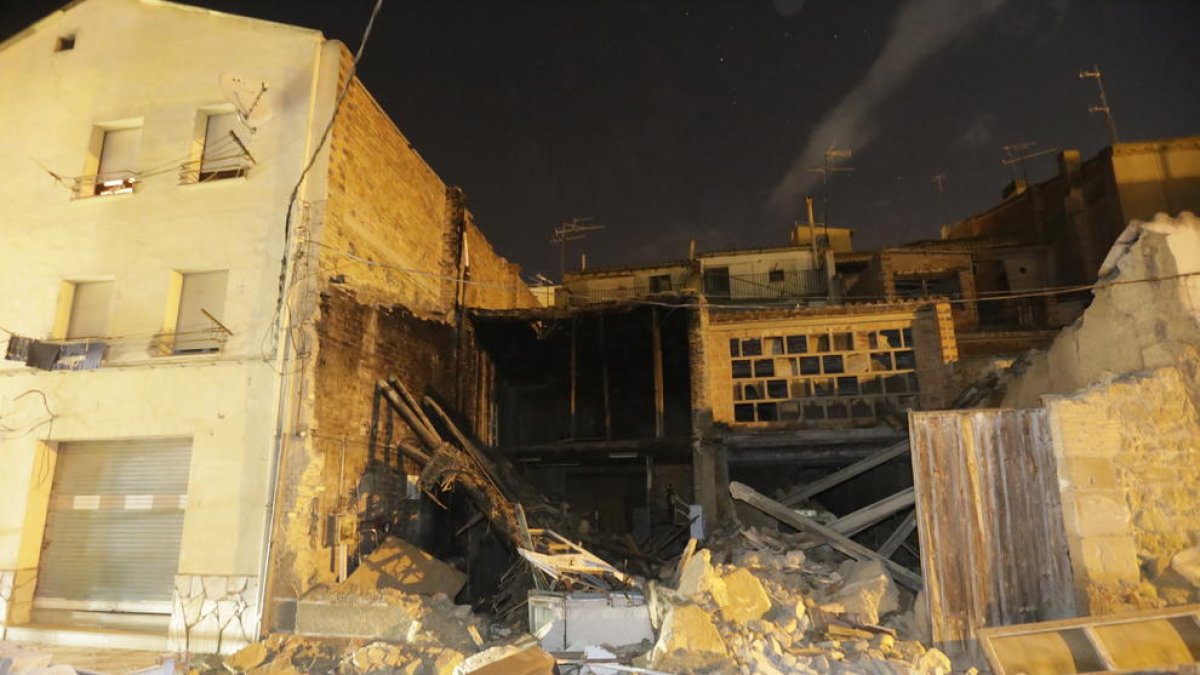 L’ensorrament va tenir lloc al carrer Sant Jaume.