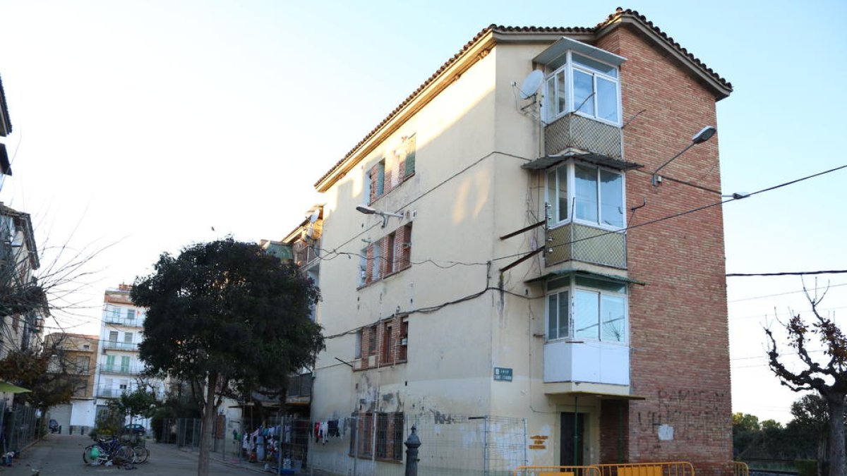Los bloques de viviendas del Grup Sant Isidori de Mollerussa.