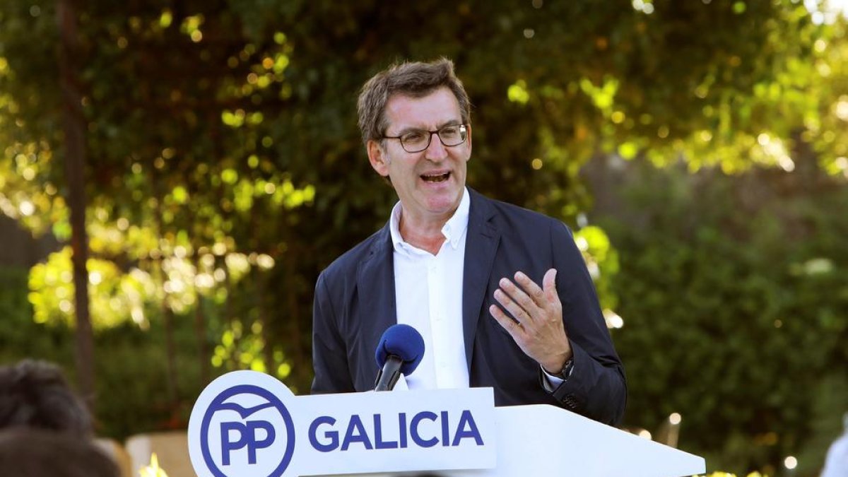 Feijóoo descartó su candidatura al insistir en que quiere acabar la legislatura al frente de la Xunta.