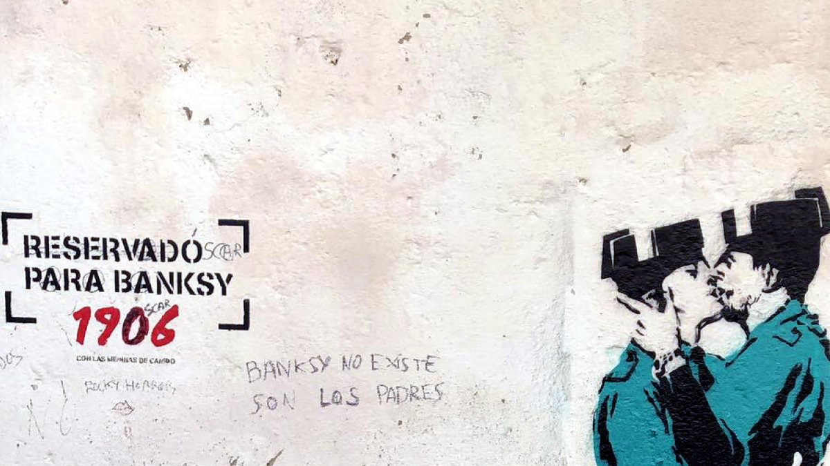 És aquesta la primera obra de Bansky a Espanya?