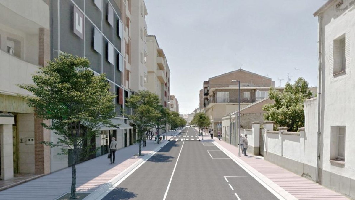 La reforma de l'avinguda Catalunya de Mollerussa començarà al juliol