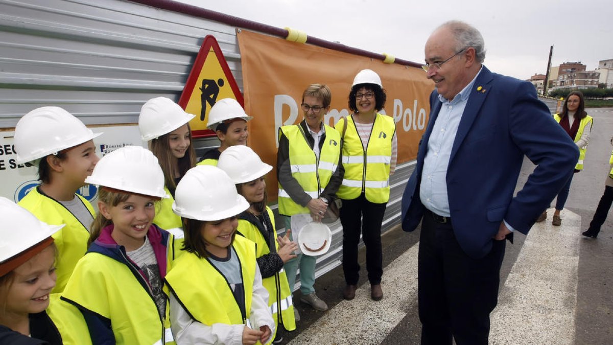 Bargalló anuncia una modificació per ampliar la futura escola d'Almenar