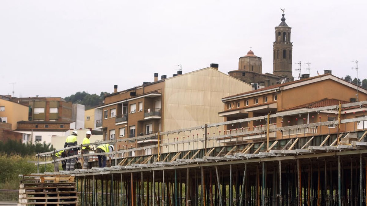 Les obres de la nova escola d'Almenar.