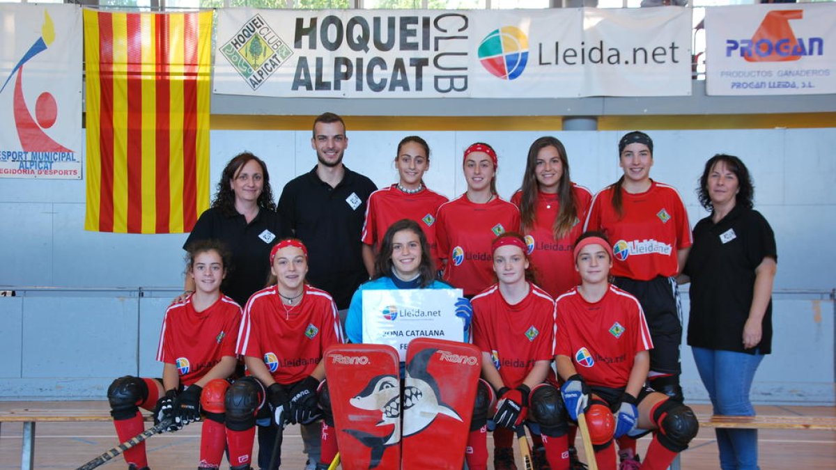 Plantilla de l’Alpicat que va aconseguir l’ascens a Primera Catalana.