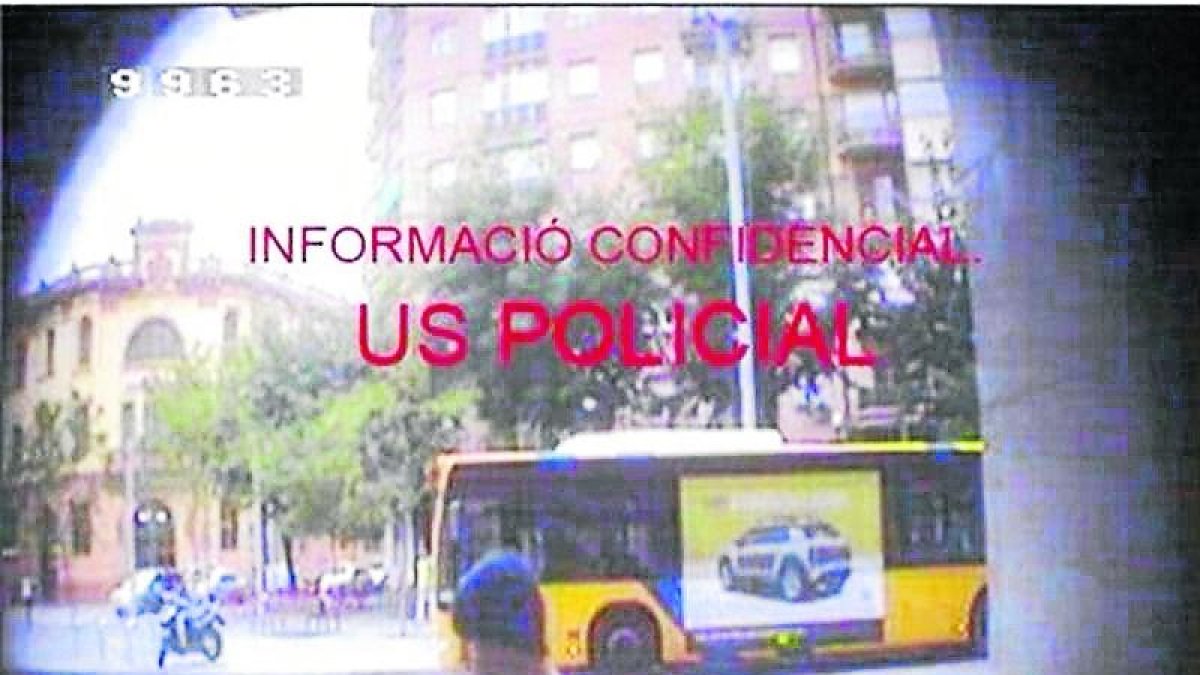 Una cámara cerca de la plaza Sant Joan.