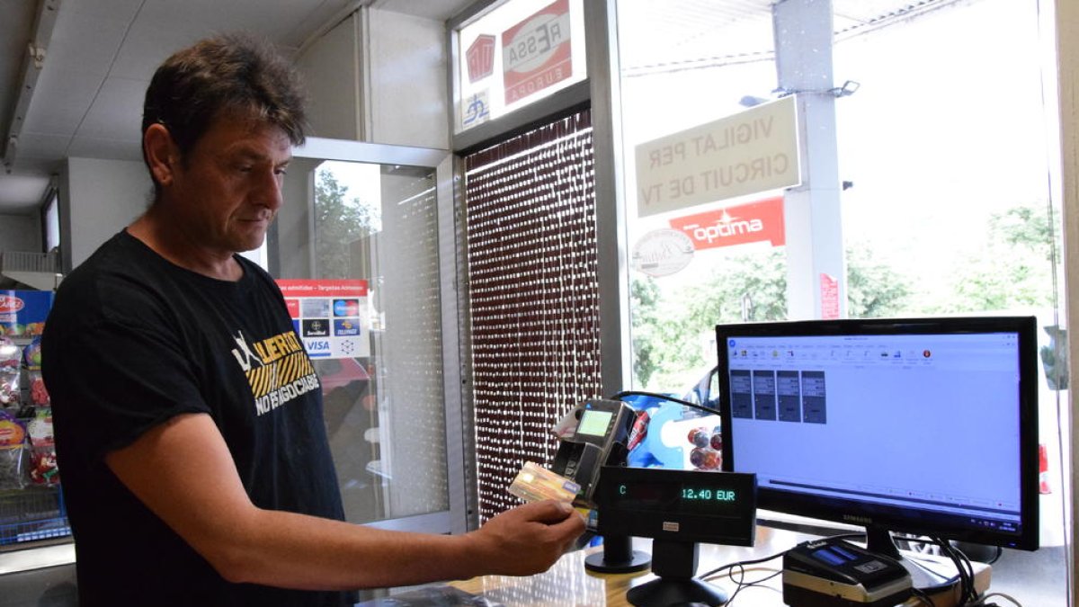 Los negocios no podían usar los terminales para cobrar con tarjeta.