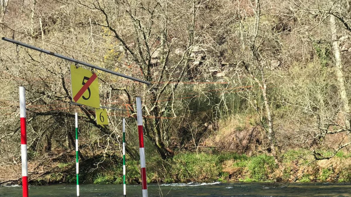 Marta Martínez, durant la prova d’ahir a Mondariz.