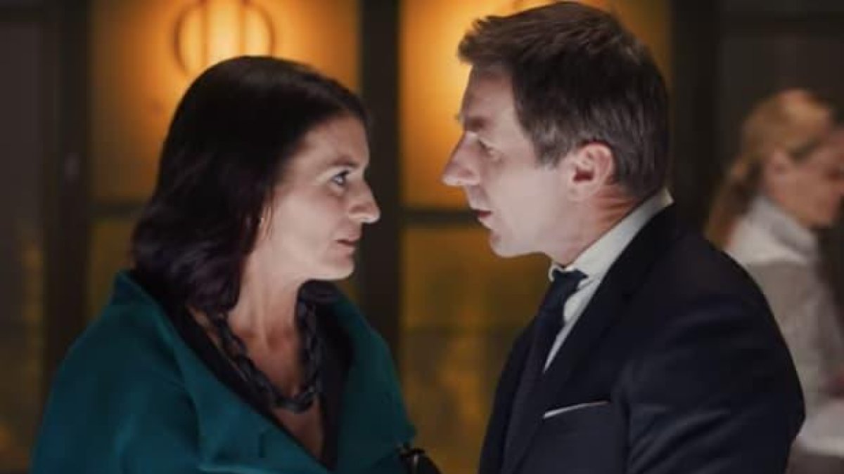 Antonio de la Torre con Sílvia Abril.