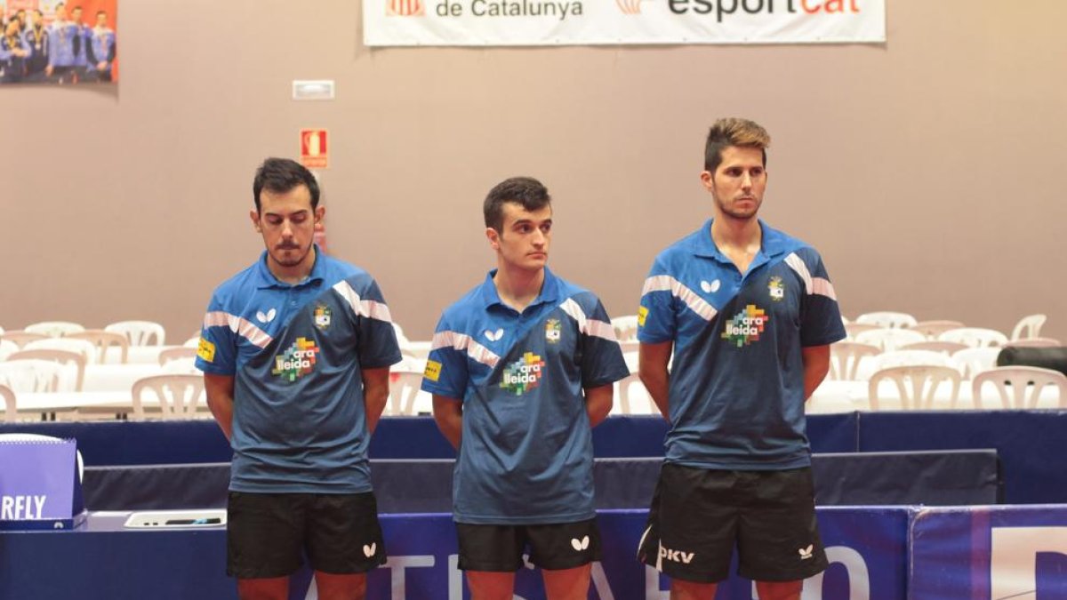 Marc Duran, Joan Masip i Oriol Monzó, l’equip del CTT Borges.