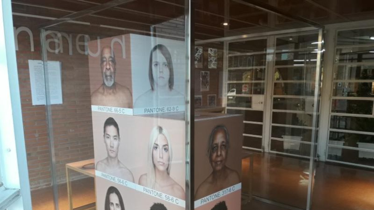 L’obra que ha donat Angèlica Dass a l’institut Torre Vicens.