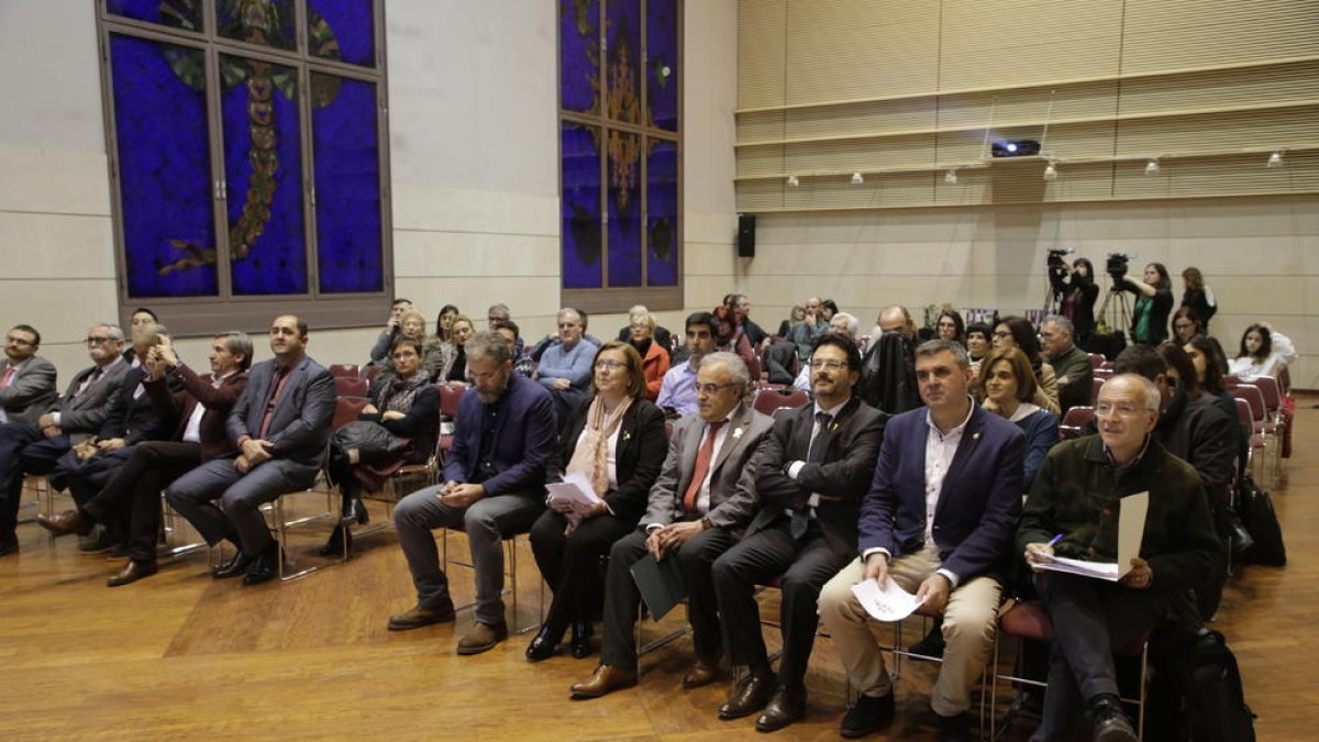 La presentació de la fira ahir a Lleida.