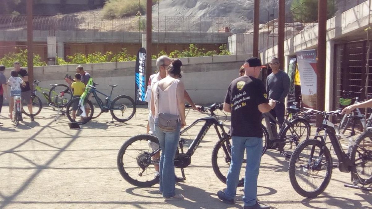 Bicicletes elèctriques, ahir al Museu del Clima de Gardeny.