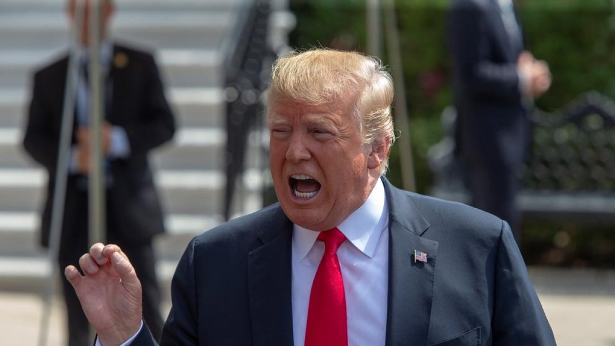 El presidente estadounidense, Donald Trump