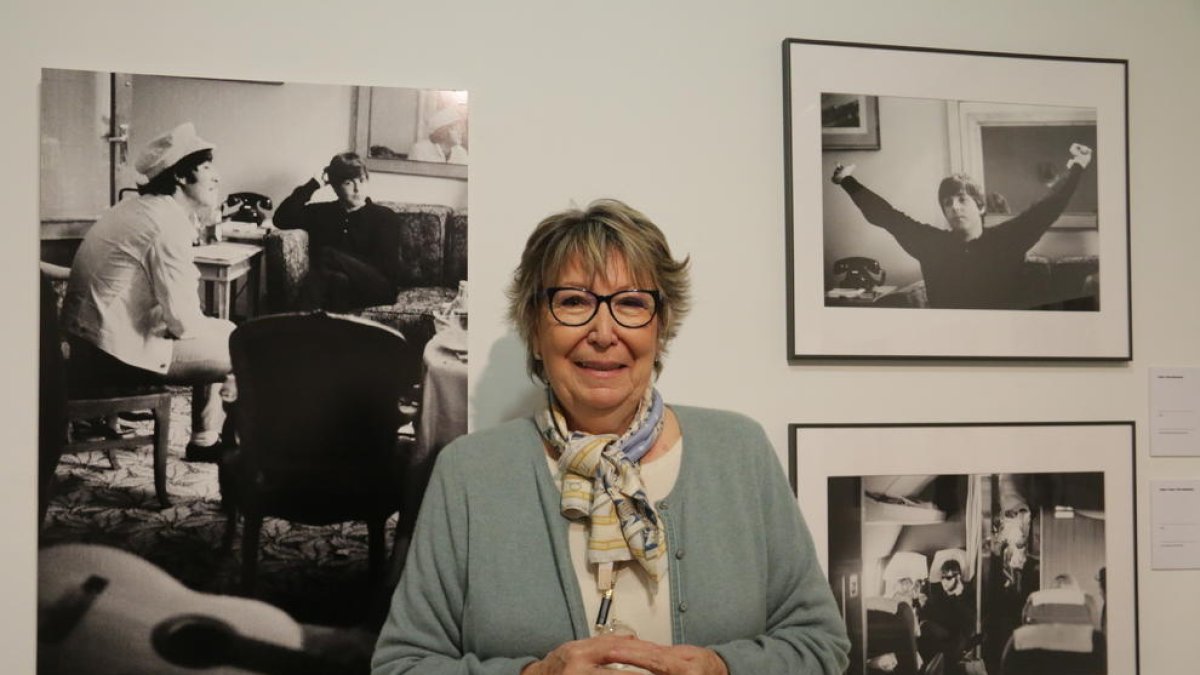 Joana Biarnés, al Museu Morera de Lleida el desembre del 2015.