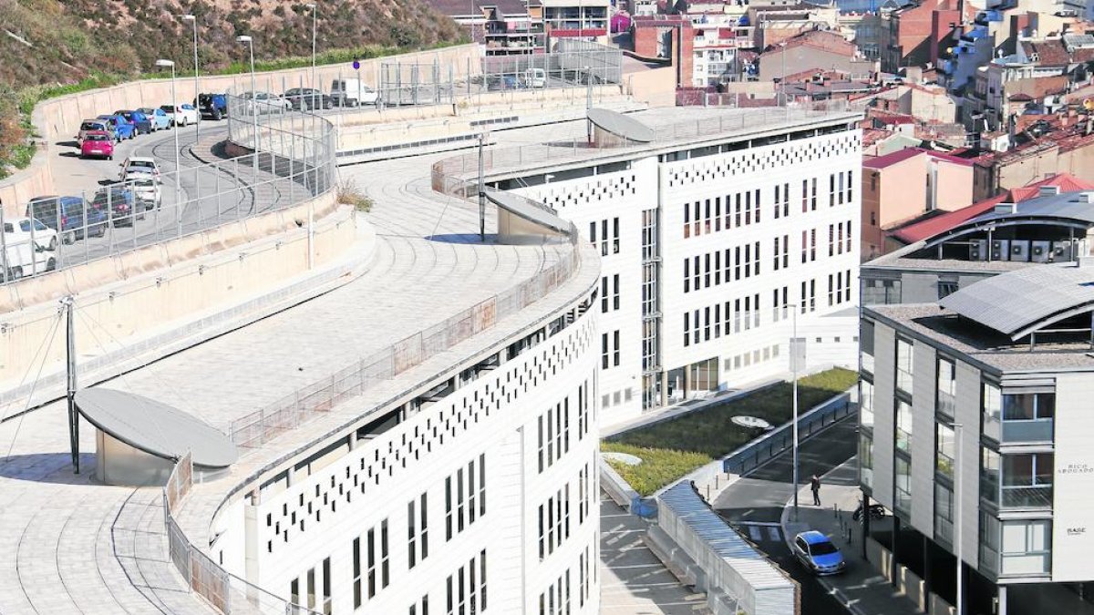 Imatge de l’edifici judicial del Canyeret de Lleida.