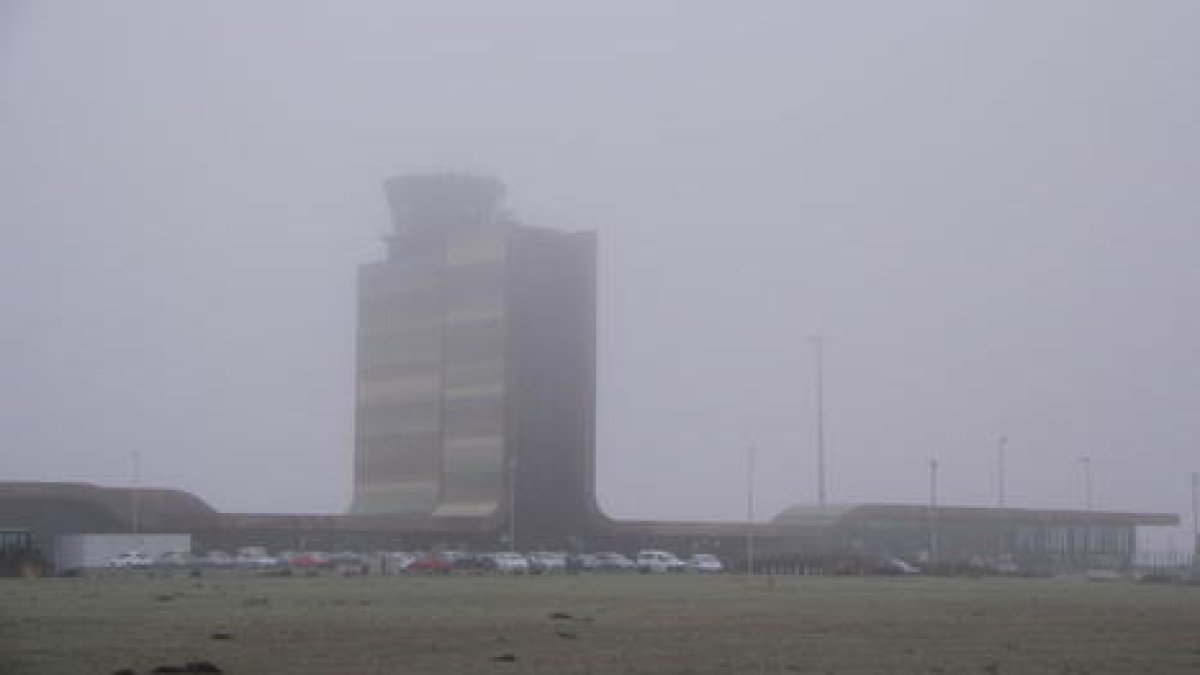 Boira a l'aeroport d'Alguaire.