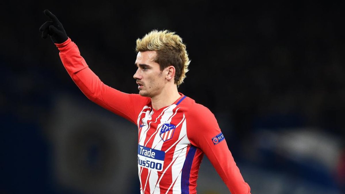 Antoine Griezmann, en un partit de la temporada passada amb l’Atlètic de Madrid.