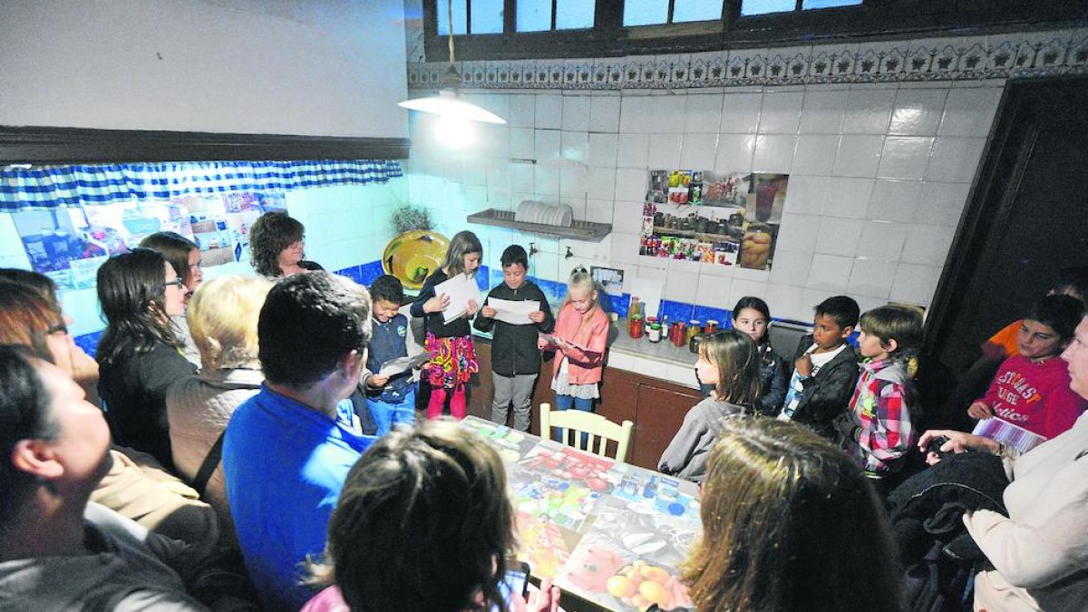 Projecte ‘El museu és una escola’, a la Casa Duran i Sanpere, amb la intervenció dels nens.