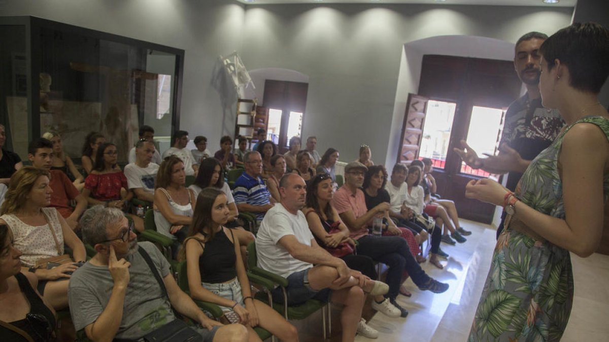 Bienvenida ayer en el ayuntamiento a los participantes.