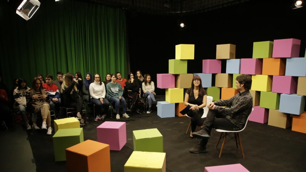 Mariví Chacón recibió en el plató a distintos representantes de la comunicación en Lleida.