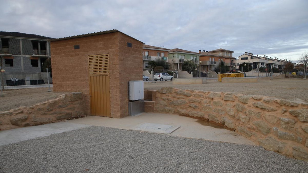 El tanque subterráneo será inaugurado hoy oficialmente.