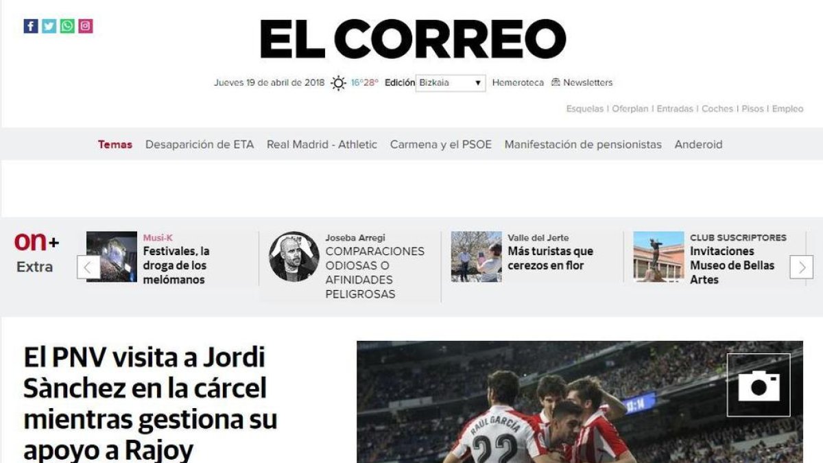 El grup Vocento vira l'estratègia cap als continguts de pagament