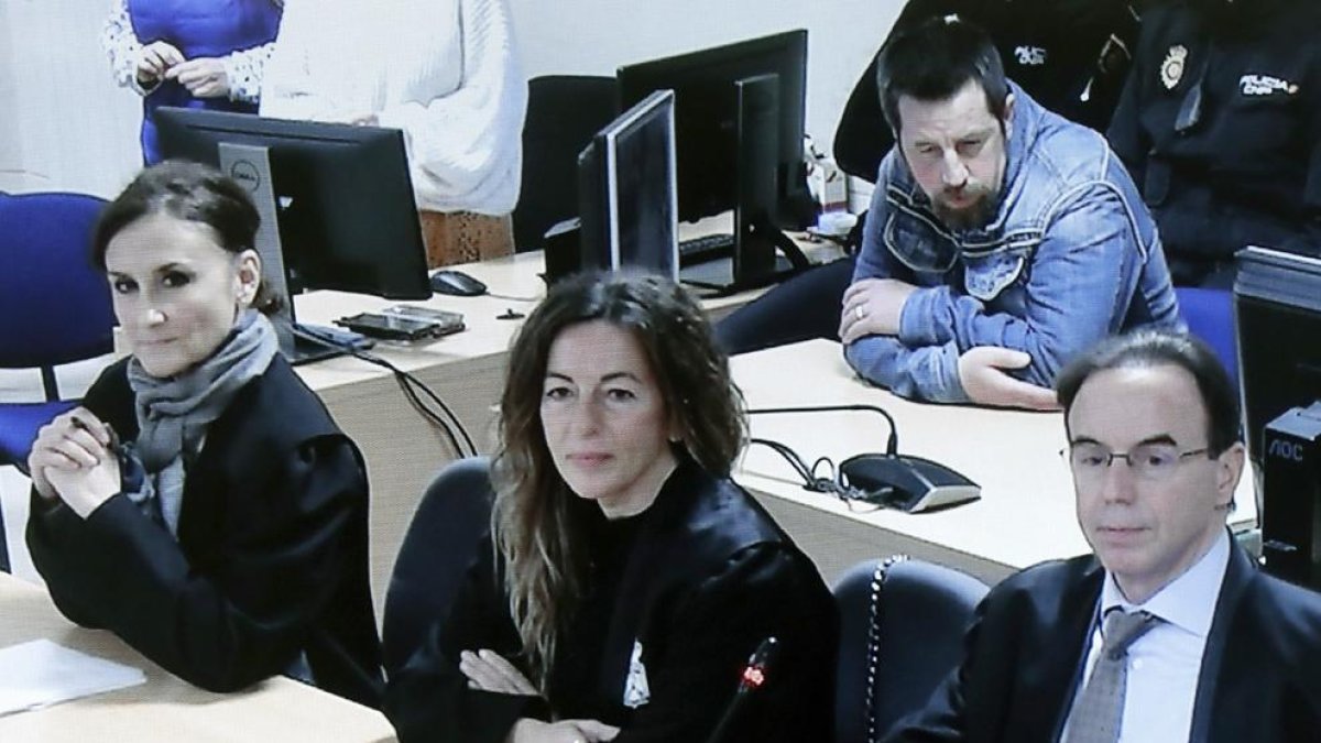 José Enrique Abuín, más conocido como El Chicle, ayer, mientras escuchaba el veredicto.