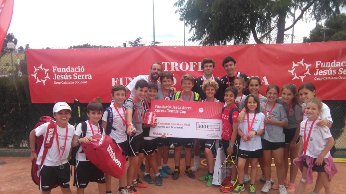 El CT Lleida sub-12, campió de l’Xpress Tennis Cup