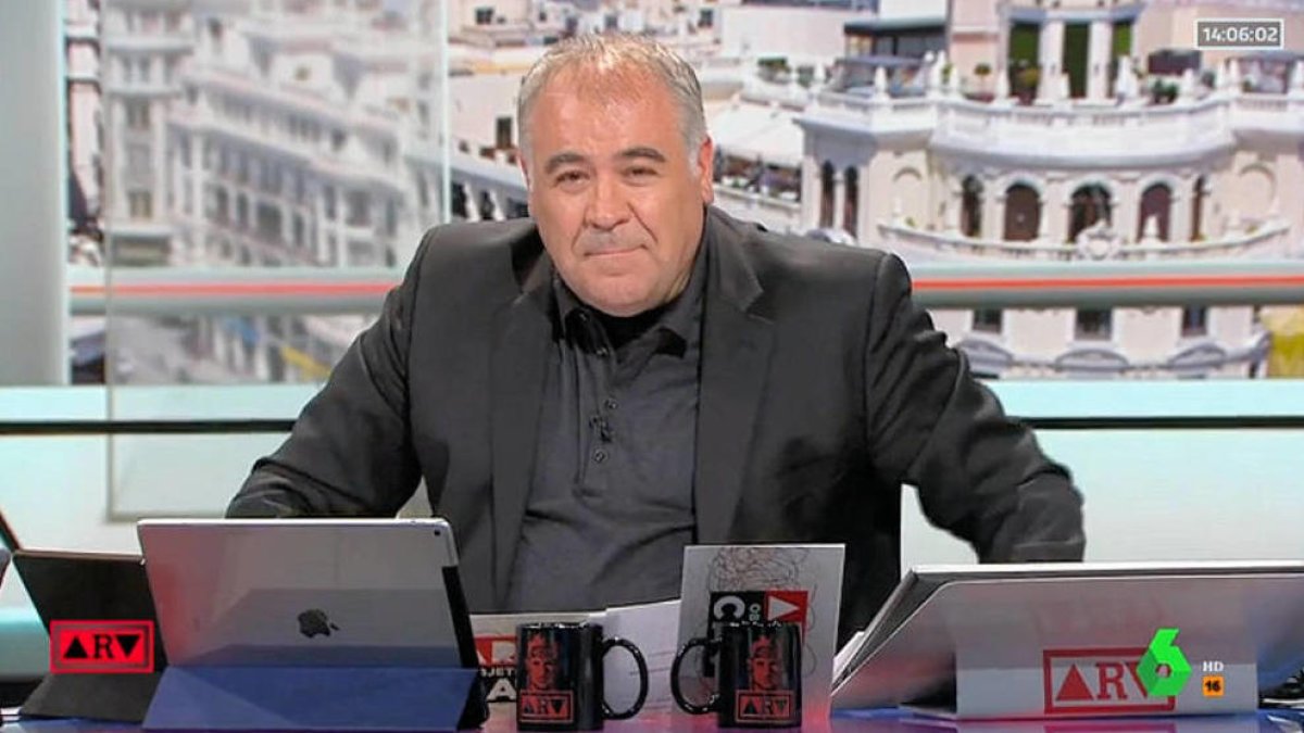 García Ferreras en acción.