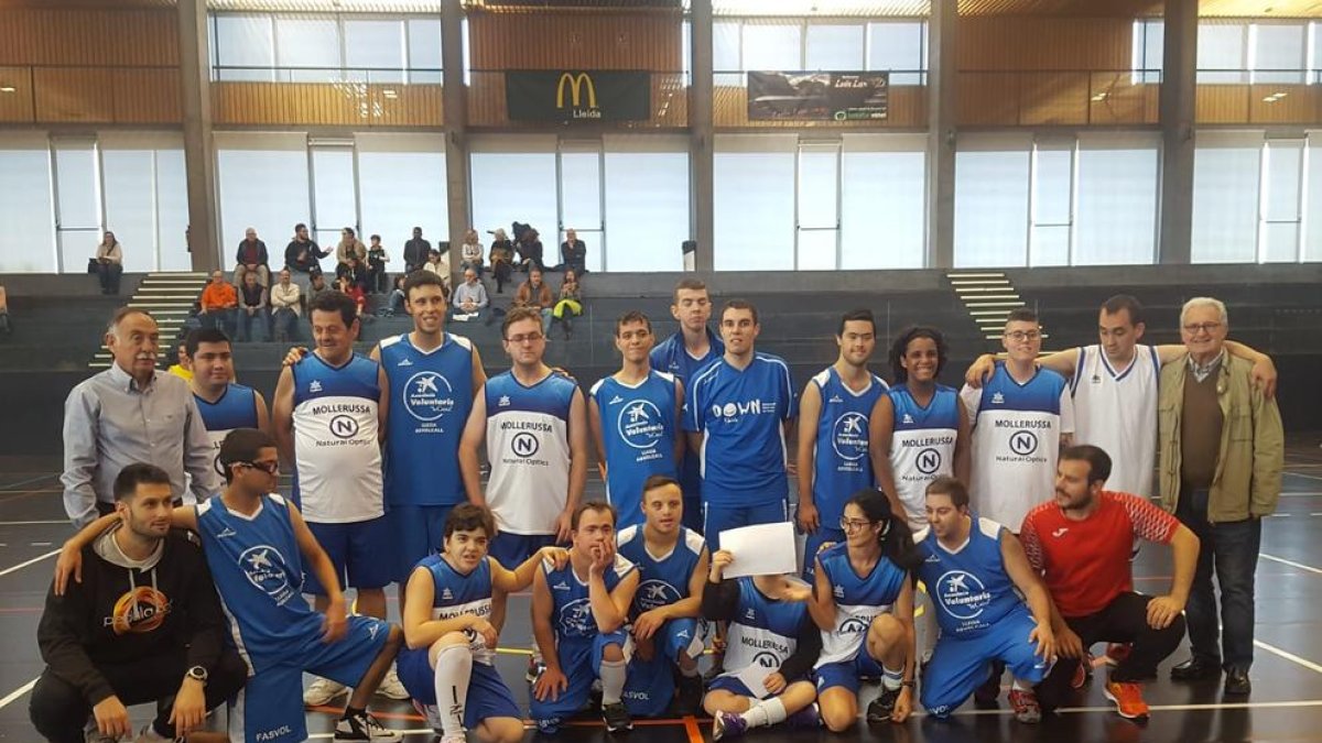 Alguns dels jugadors que van prendre part en aquesta primera jornada de la Lliga.