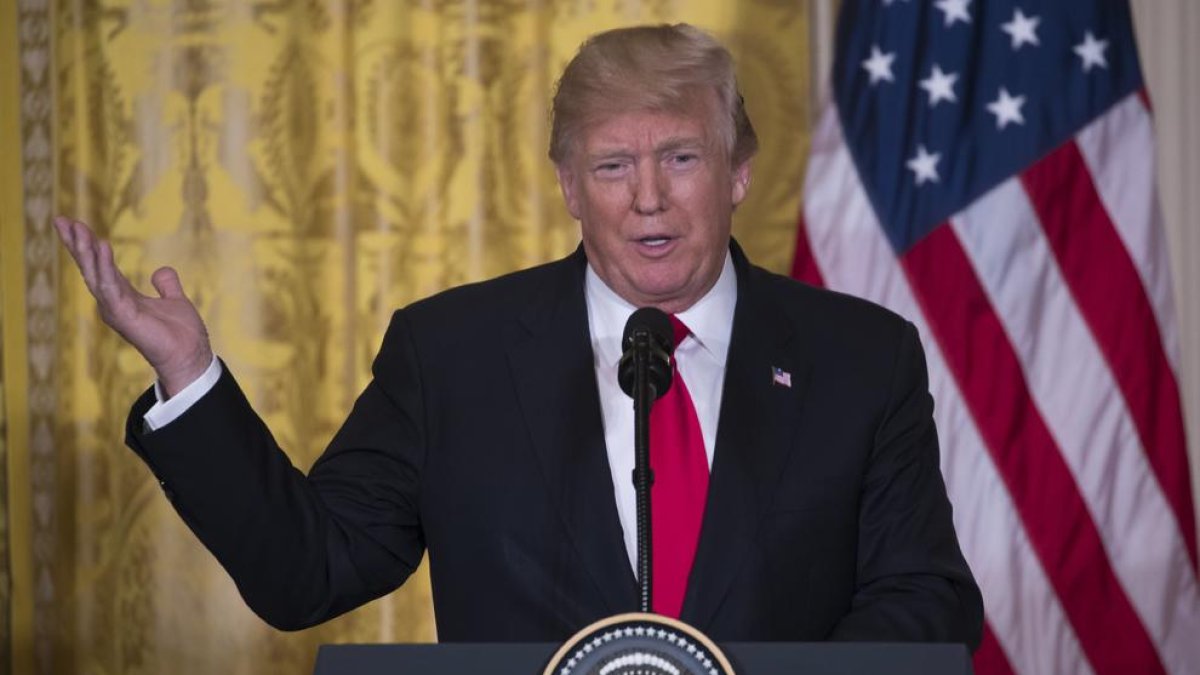 El presidente Donald Trump en una imagen de archivo.