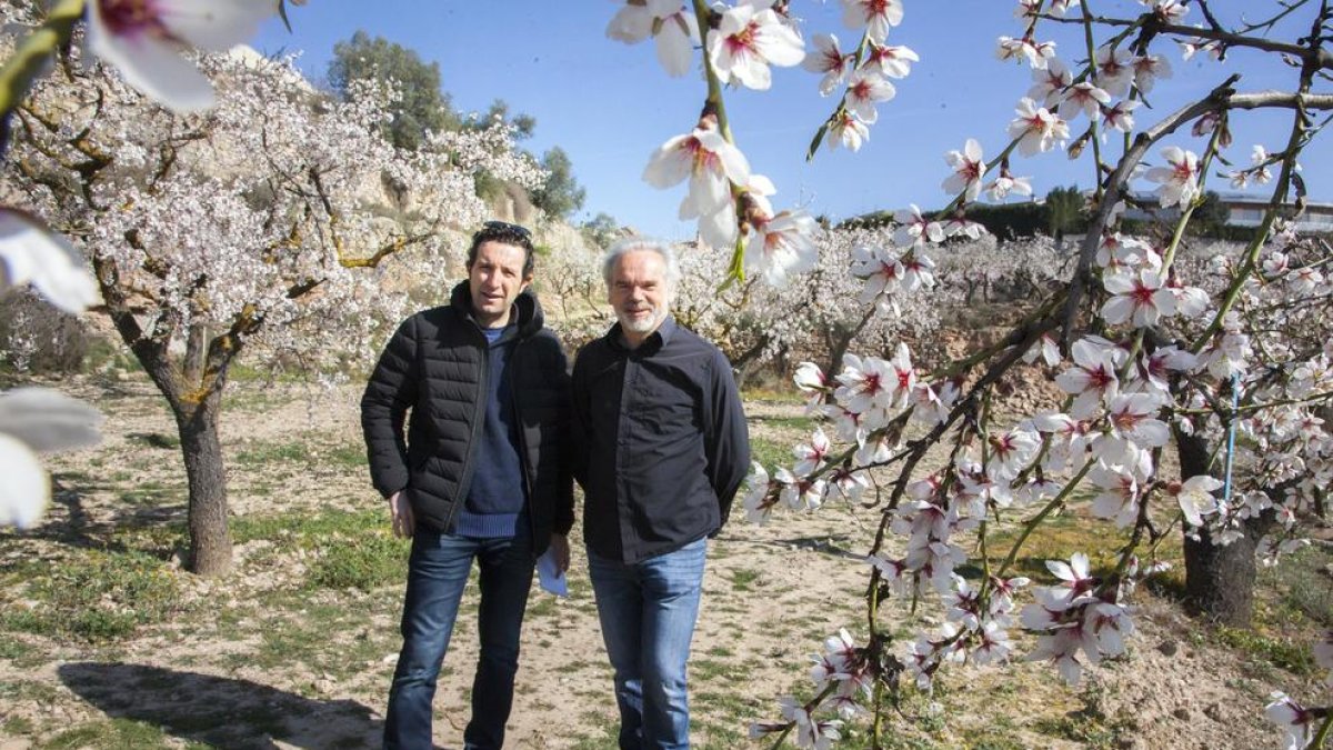 Marc Comas, comisario de la Capital Cultural, y Sebastià Caus.