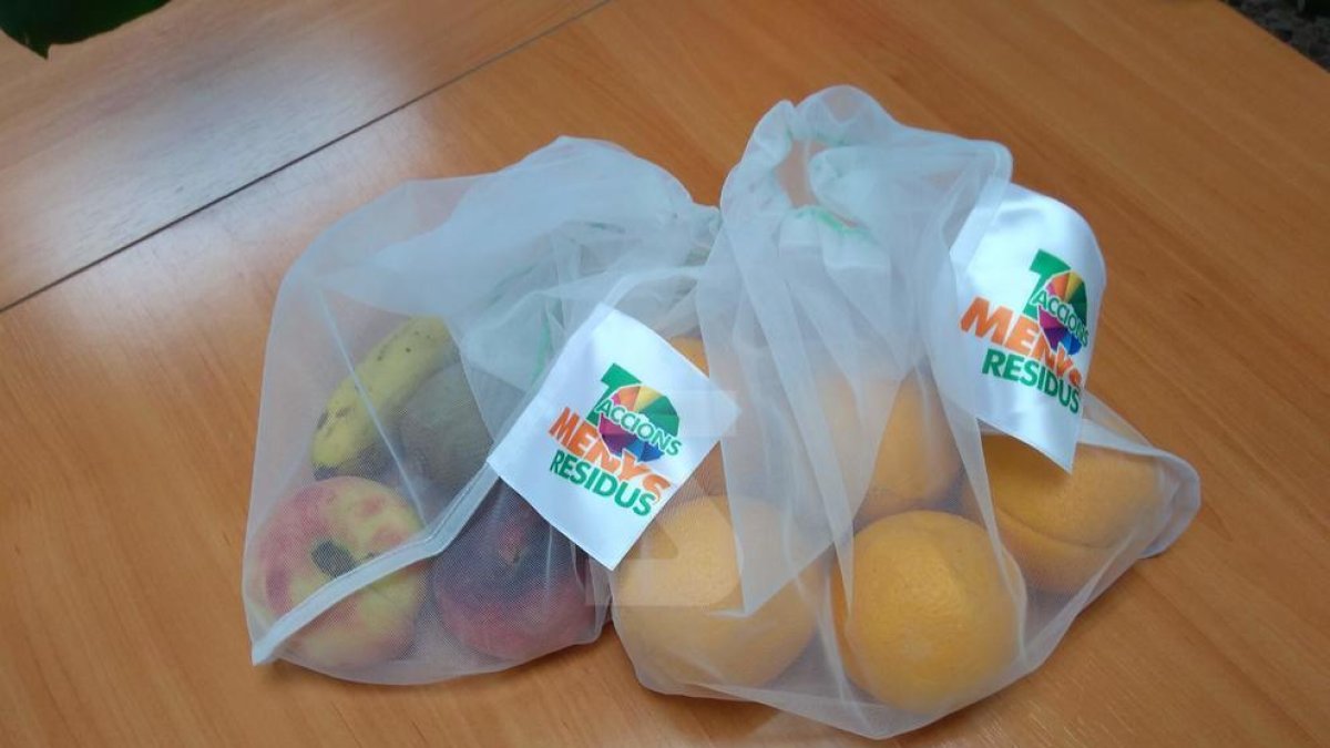 Imatge de les bosses tèxtis reutilitzables