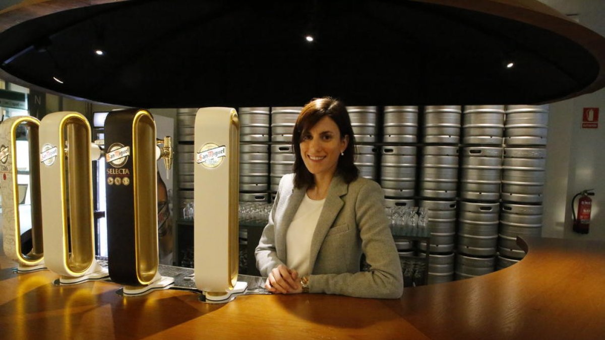 Marta Cuadrat, a les instal·lacions que l’empresa té a Lleida.