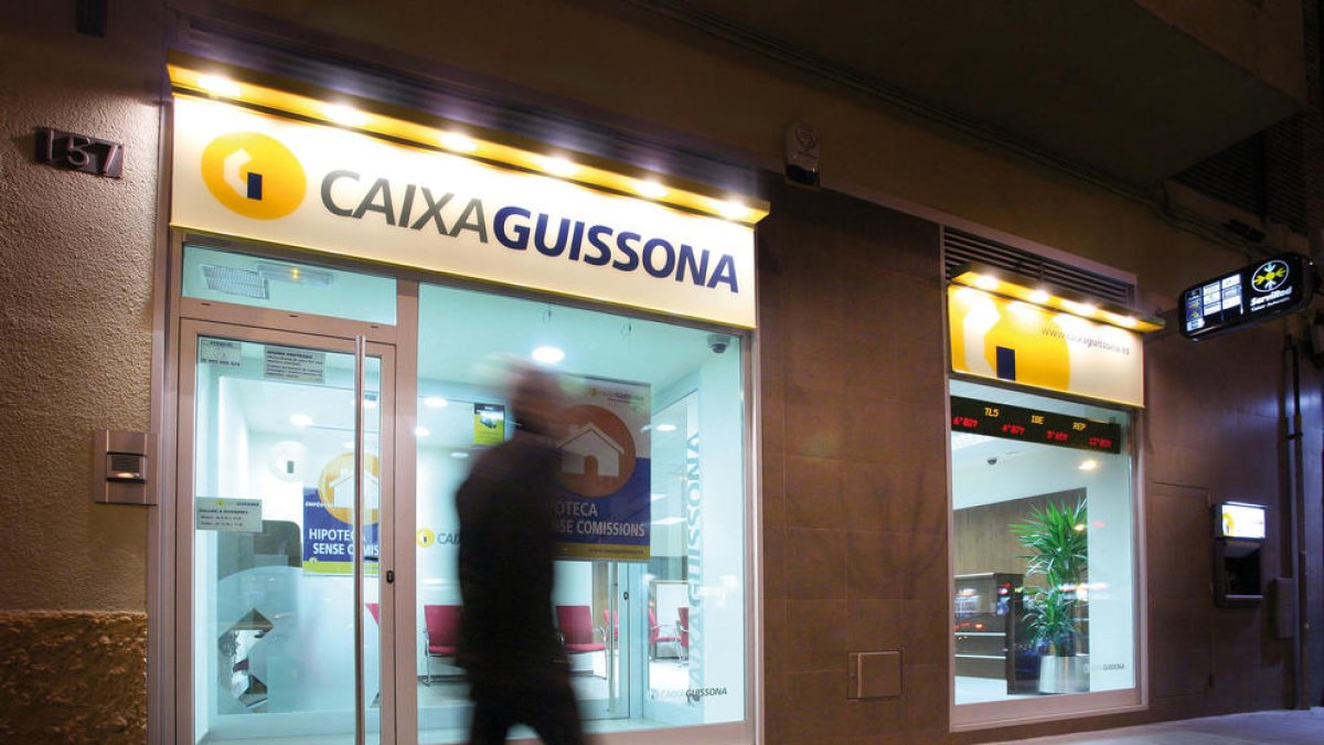 Imatge d’arxiu d’una sucursal de CaixaGuissona.