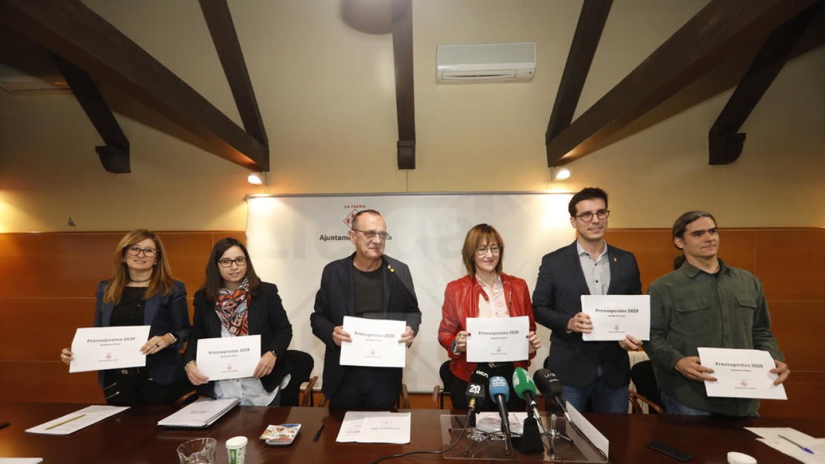 La Paeria presenta un pressupost de 164 milions d'euros, amb 5,1 per a inversions