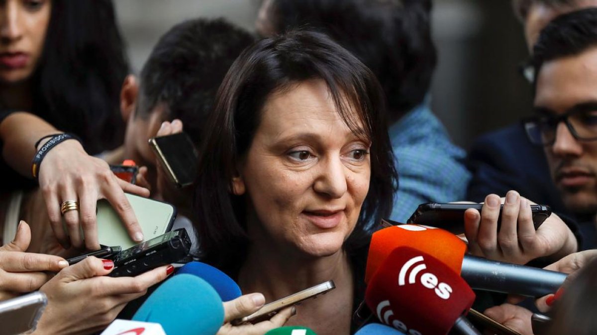 La diputada Carolina Bescansa.