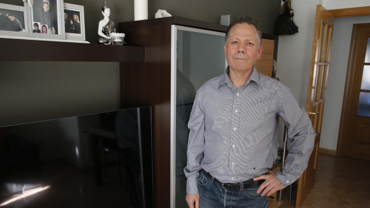 Juan Pareja, ahir al seu habitatge a Balàfia.