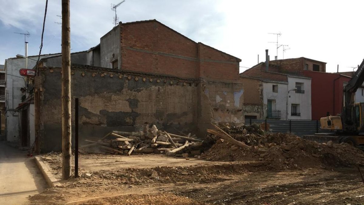 La zona donde ha actuado el ayuntamiento de Saidí.