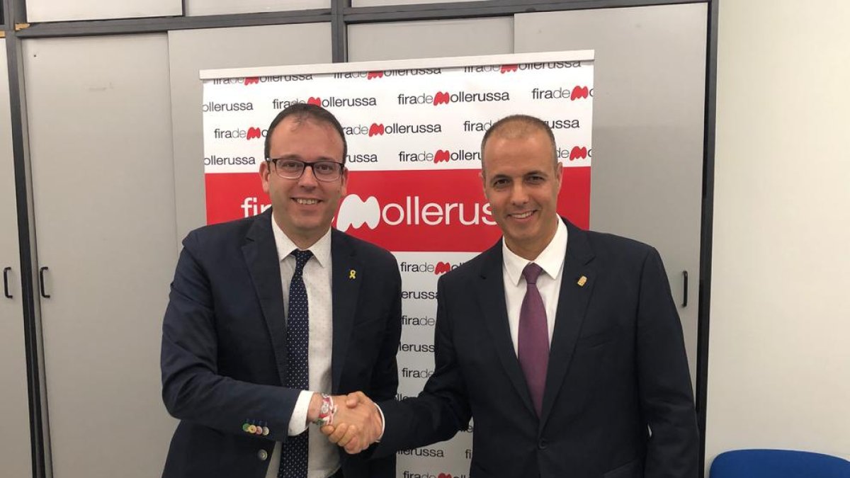 Solsona, y el director de Fira Mollerussa, Xavier Roure.