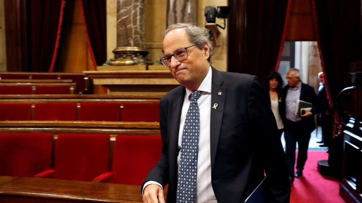 La moció de censura contra Torra es votarà el dilluns 7 de octubre
