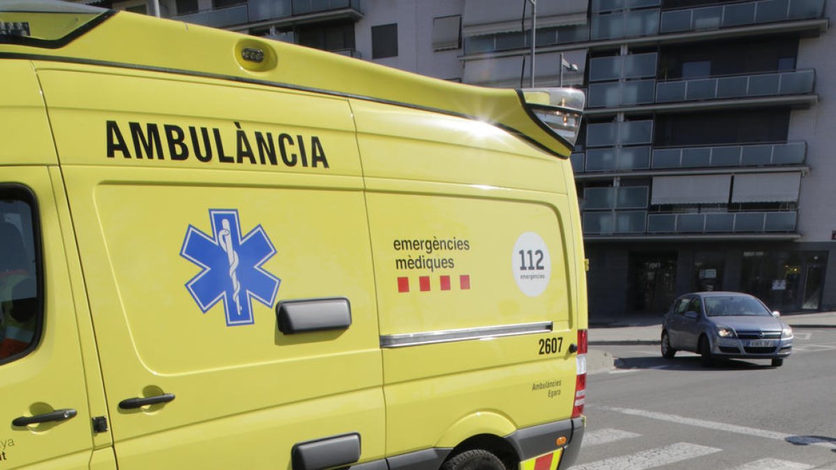 Imagen de la bici tras el siniestro.