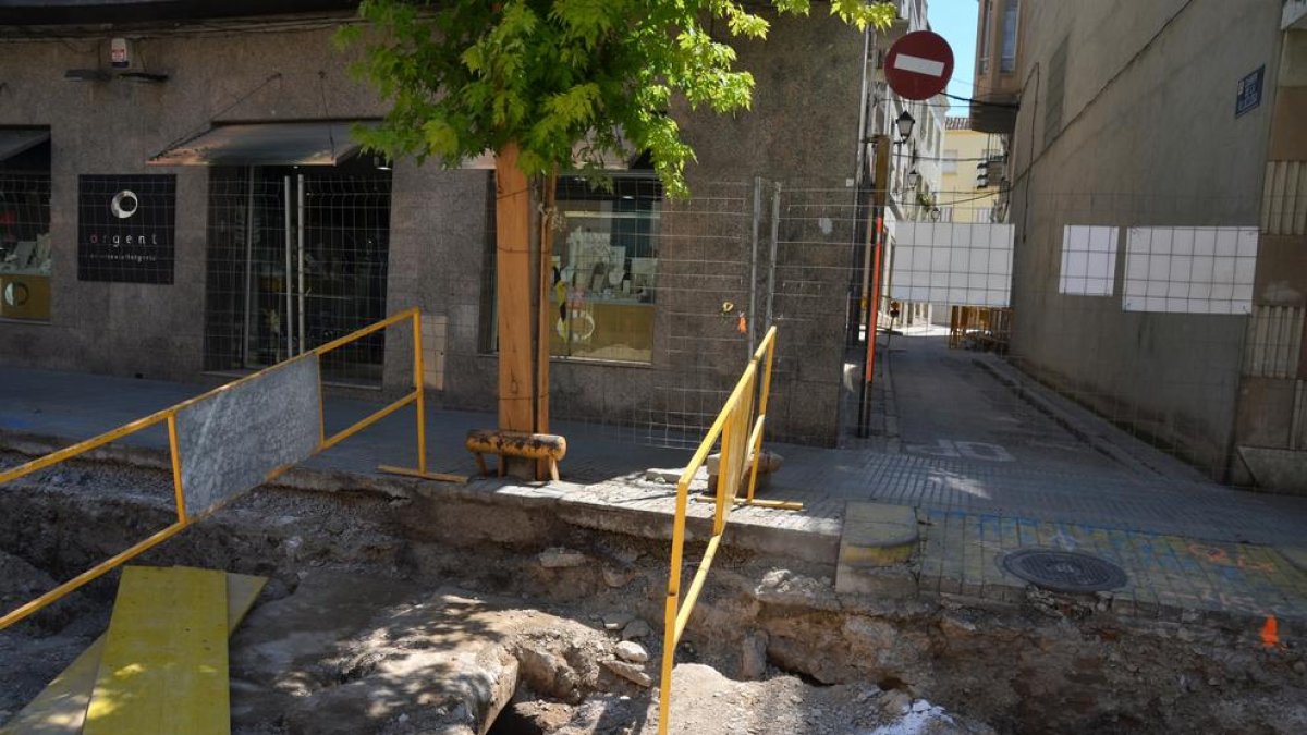 Imatge de l’antic pou que s’ha trobat a Mollerussa.